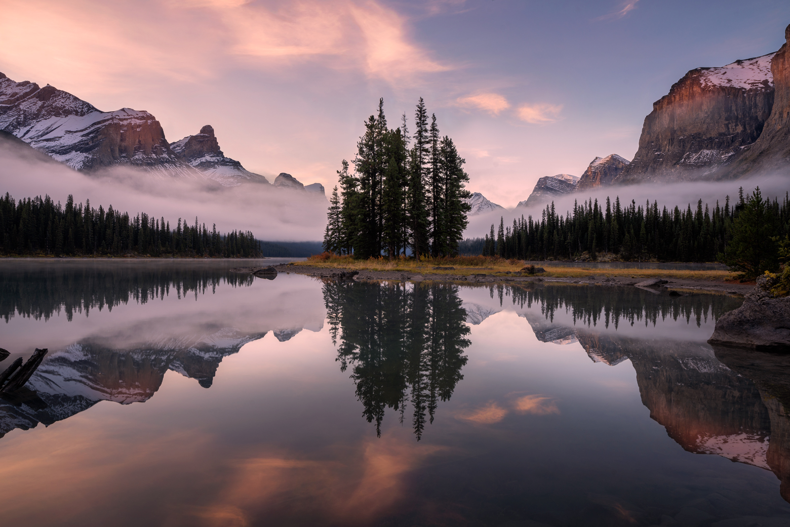Spirit Island on the Canadian Rockies Photography Workshop.
