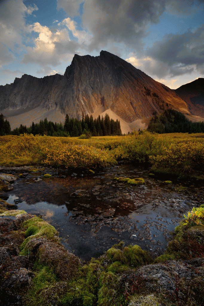 Kananaskis sunset; Canadian Rockies Photography Workshop.